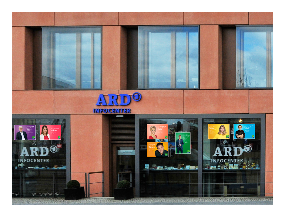 Fensterbeklebung – ARD Hauptstadtstudio