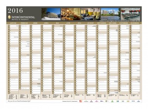 InterContinental Wandkalender